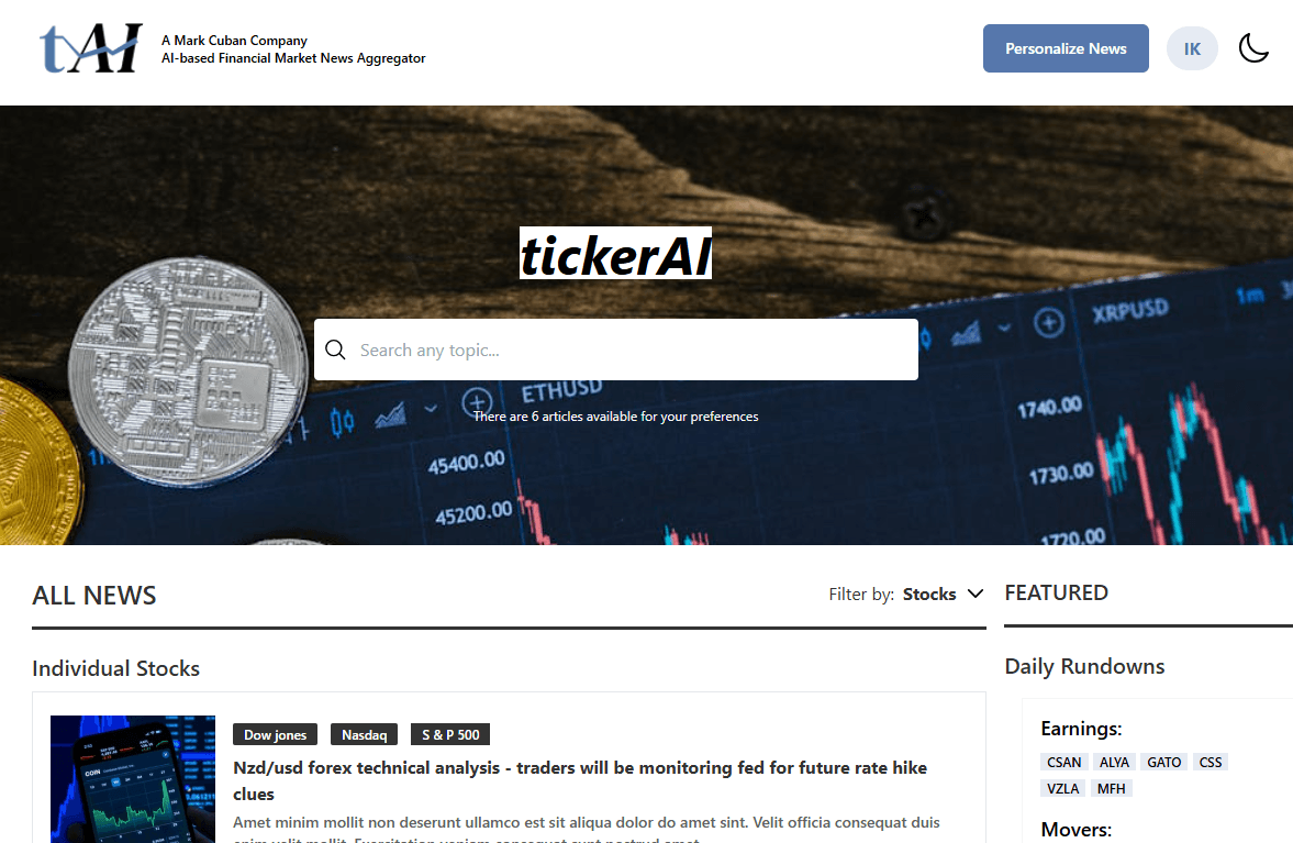 ticker